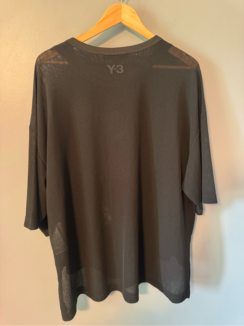 Adidas X Yohji Yamamoto open knit oversized streetwear oversized boxy shirt - Picture 5 of 8